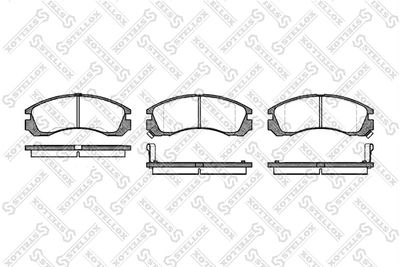 365002SX STELLOX Комплект тормозных колодок, дисковый тормоз