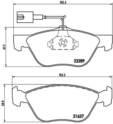 FK20130 KAISHIN Комплект тормозных колодок, дисковый тормоз