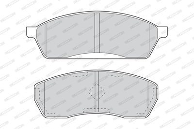 FDB1019 FERODO Комплект тормозных колодок, дисковый тормоз