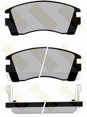 PA1008 Brake ENGINEERING Комплект тормозных колодок, дисковый тормоз