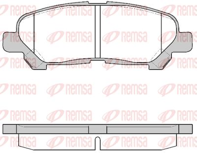 131300 REMSA Комплект тормозных колодок, дисковый тормоз