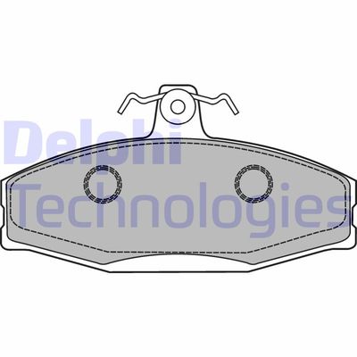 LP1429 DELPHI Комплект тормозных колодок, дисковый тормоз