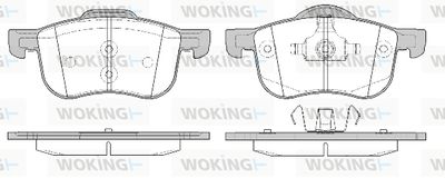 P613310 WOKING Комплект тормозных колодок, дисковый тормоз