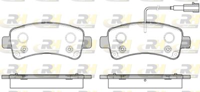 2158802 ROADHOUSE Комплект тормозных колодок, дисковый тормоз