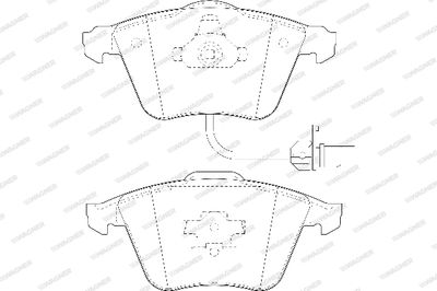WBP23762A WAGNER Комплект тормозных колодок, дисковый тормоз