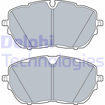 LP3518 DELPHI Комплект тормозных колодок, дисковый тормоз