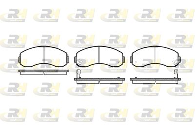 261902 ROADHOUSE Комплект тормозных колодок, дисковый тормоз