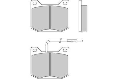 120014 E.T.F. Комплект тормозных колодок, дисковый тормоз