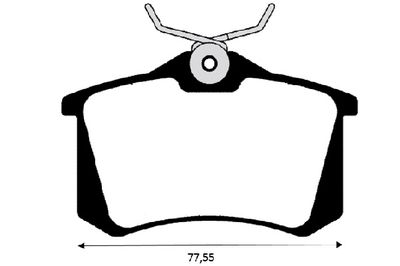 RA03488 RAICAM Комплект тормозных колодок, дисковый тормоз