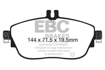 DP22165 EBC Brakes Комплект тормозных колодок, дисковый тормоз