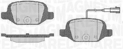 363916060503 MAGNETI MARELLI Комплект тормозных колодок, дисковый тормоз