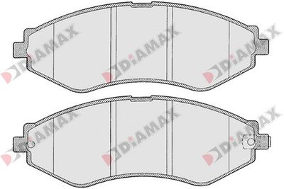 N09360 DIAMAX Комплект тормозных колодок, дисковый тормоз