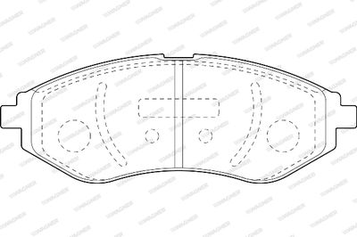 WBP23974A WAGNER Комплект тормозных колодок, дисковый тормоз
