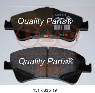 70417198 IAP QUALITY PARTS Комплект тормозных колодок, дисковый тормоз