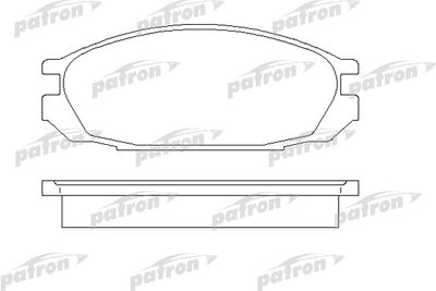 PBP937 PATRON Комплект тормозных колодок, дисковый тормоз