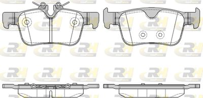 2155110 ROADHOUSE Комплект тормозных колодок, дисковый тормоз