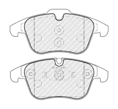 FDB5271 FERODO Комплект тормозных колодок, дисковый тормоз