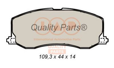 70416065 IAP QUALITY PARTS Комплект тормозных колодок, дисковый тормоз