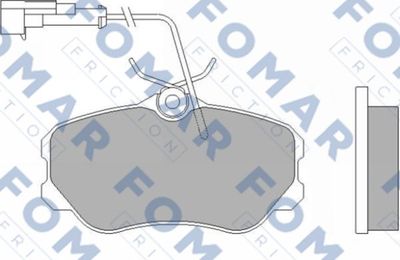 FO455881 FOMAR Friction Комплект тормозных колодок, дисковый тормоз