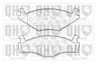 BP374 QUINTON HAZELL Комплект тормозных колодок, дисковый тормоз