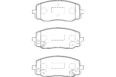 2135018 Omnicraft Комплект тормозных колодок, дисковый тормоз