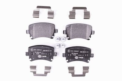 8DB355011771 HELLA Комплект тормозных колодок, дисковый тормоз