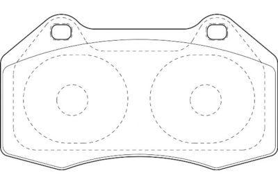 2135192 Omnicraft Комплект тормозных колодок, дисковый тормоз