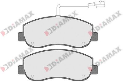 N09223 DIAMAX Комплект тормозных колодок, дисковый тормоз