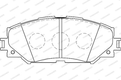 WBP24336A WAGNER Комплект тормозных колодок, дисковый тормоз