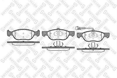 598011BSX STELLOX Комплект тормозных колодок, дисковый тормоз