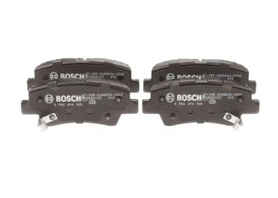 0986494908 BOSCH Комплект тормозных колодок, дисковый тормоз