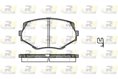 247802 ROADHOUSE Комплект тормозных колодок, дисковый тормоз