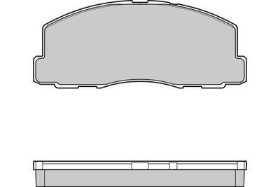 120299 E.T.F. Комплект тормозных колодок, дисковый тормоз