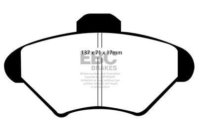 DP31143C EBC Brakes Комплект тормозных колодок, дисковый тормоз