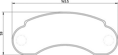 363710209025 MAGNETI MARELLI Комплект тормозных колодок, дисковый тормоз