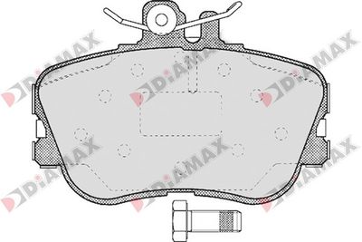 N09158 DIAMAX Комплект тормозных колодок, дисковый тормоз