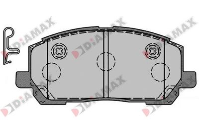 N09582 DIAMAX Комплект тормозных колодок, дисковый тормоз