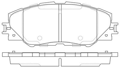 FP1211 FIT Комплект тормозных колодок, дисковый тормоз