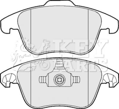 KBP2046 KEY PARTS Комплект тормозных колодок, дисковый тормоз