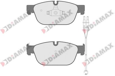 N09258A DIAMAX Комплект тормозных колодок, дисковый тормоз