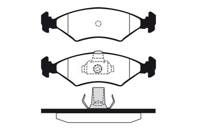 RA02194 RAICAM Комплект тормозных колодок, дисковый тормоз