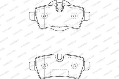 WBP24289A WAGNER Комплект тормозных колодок, дисковый тормоз