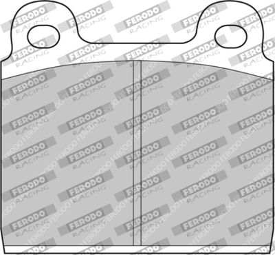 FDS11 FERODO RACING Комплект тормозных колодок, дисковый тормоз