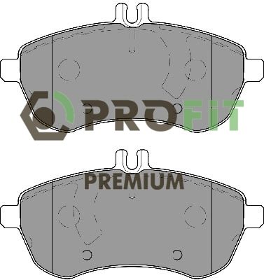 50054199 PROFIT Комплект тормозных колодок, дисковый тормоз