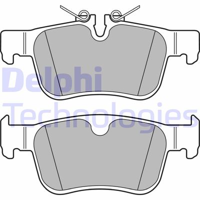 LP3312 DELPHI Комплект тормозных колодок, дисковый тормоз