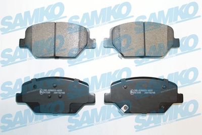 5SP2108 SAMKO Комплект тормозных колодок, дисковый тормоз