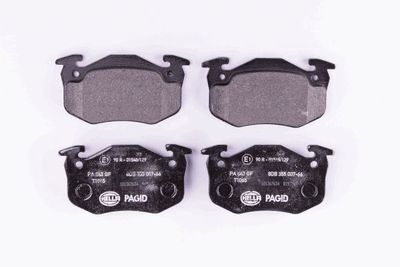 8DB355007661 HELLA PAGID Комплект тормозных колодок, дисковый тормоз