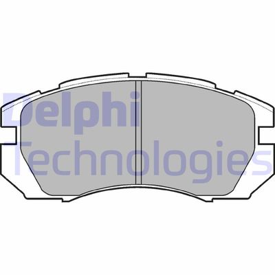 LP930 DELPHI Комплект тормозных колодок, дисковый тормоз