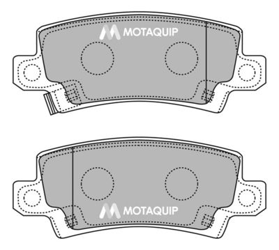 LVXL1243 MOTAQUIP Комплект тормозных колодок, дисковый тормоз