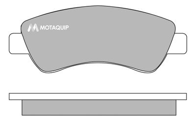 LVXL1006 MOTAQUIP Комплект тормозных колодок, дисковый тормоз